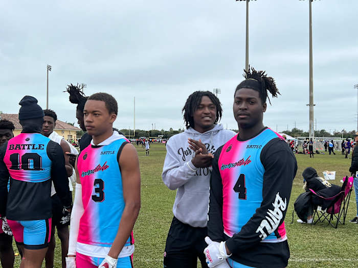 Jalen Brown Gulliver Prep and Adam Moore Booker T Washington - Immortals 7v7 - 2023